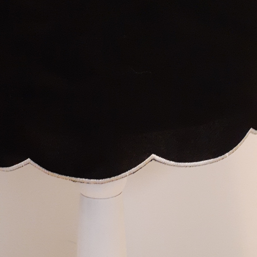 Dress barn V-neck embroidered black dress - Picture 3 of 6